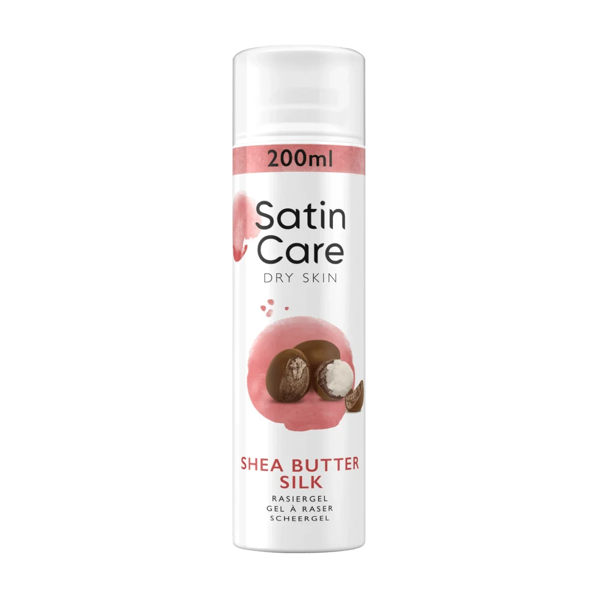 Gillette Satin Care Rasiergel, Shea Butter Silk, 200 ml