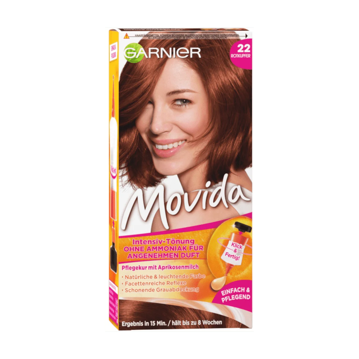 Garnier Tönung, Pflege-Creme, Intensiv-Tönung Haarfarbe, für leuchtende  Farben, auch für graues Haar, ohne Ammoniak, Movida, 40 Dunkle Kirsche, 3er  Pack Haarcoloration-Set : : Kosmetik