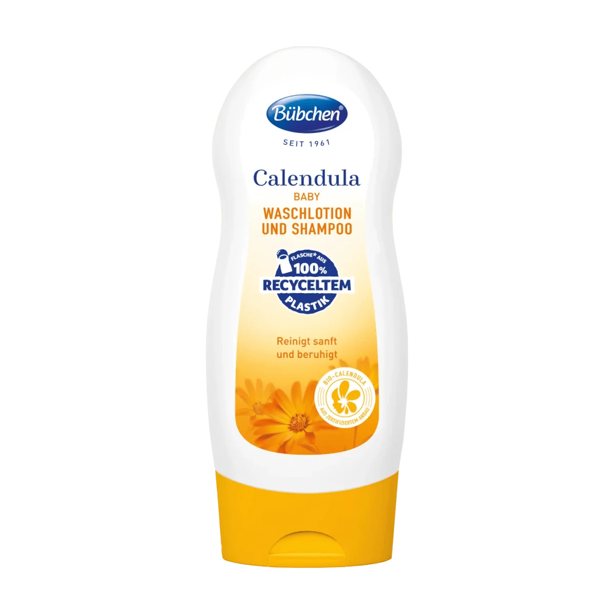 Bübchen Baby Waschlotion und Shampoo Calendula, 230 ml