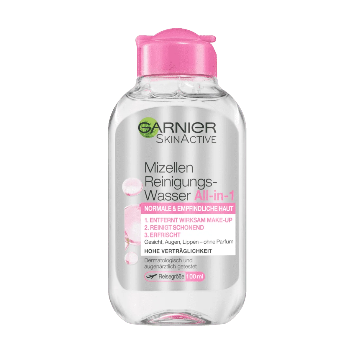 Garnier SkinActive Mizellen Reinigungswasser All-in-1 Empfindliche Haut, 100 ml