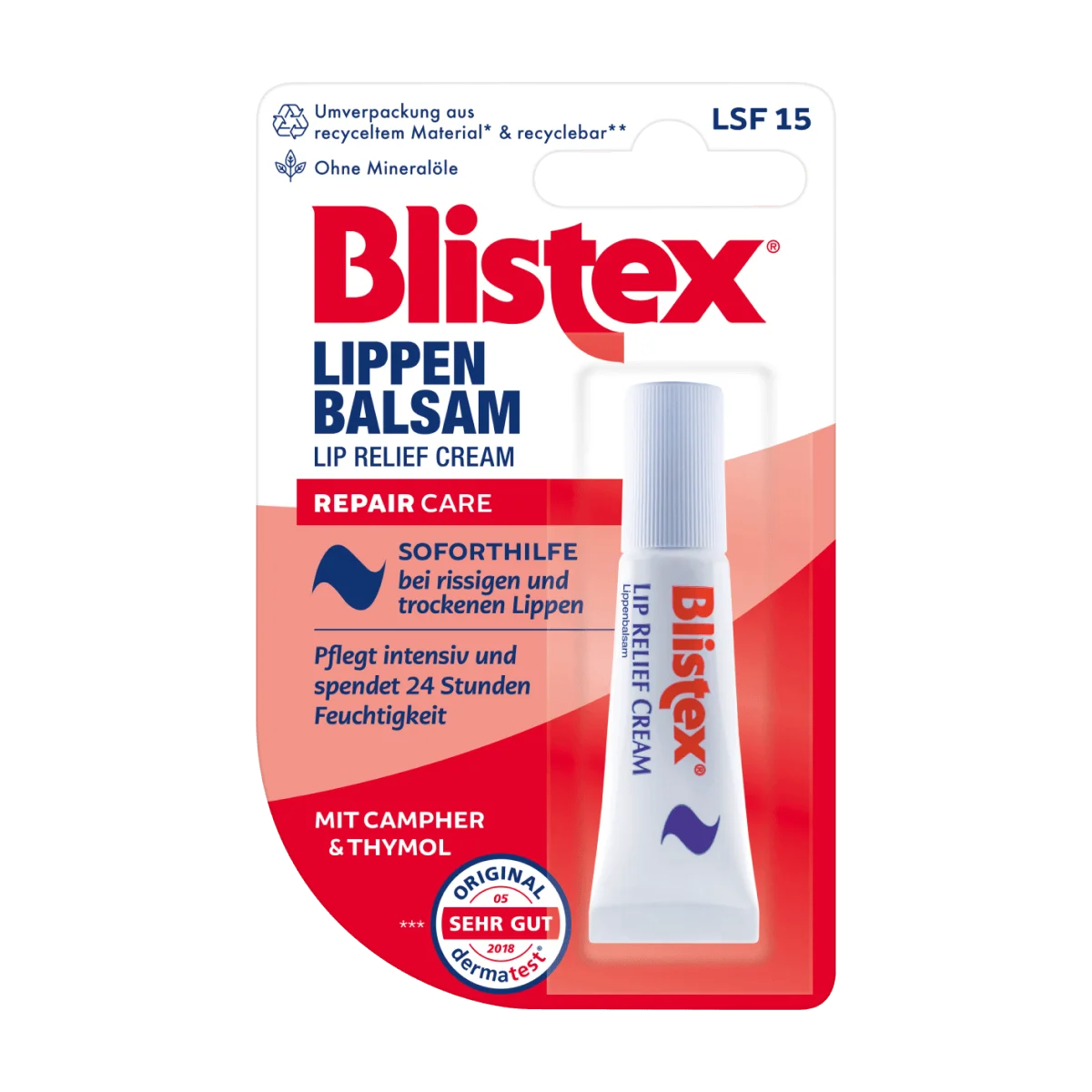 Blistex Lippenbalsam Repair Care LSF 15, 6 ml