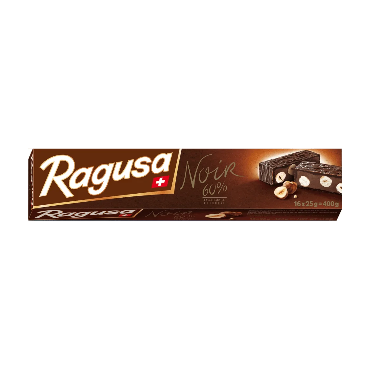 Ragusa Geschenkpackung Noir Schweizer Premium Schokolade, 400 g