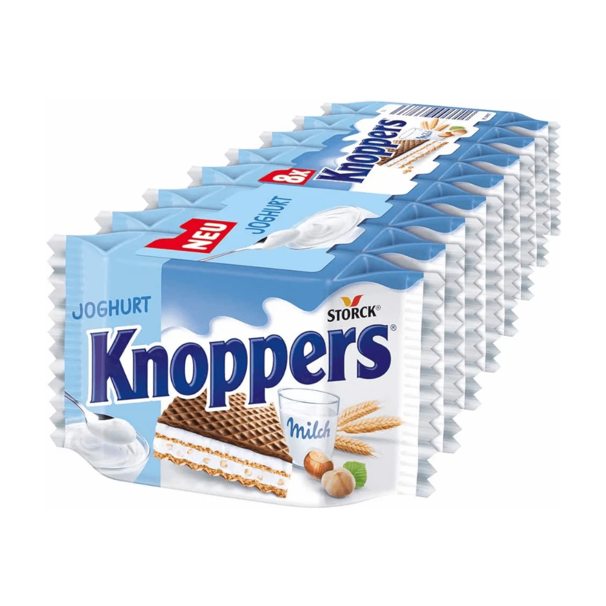 Knoppers Joghurt 8 Stk, 200 g (MHD: 01.06.24)