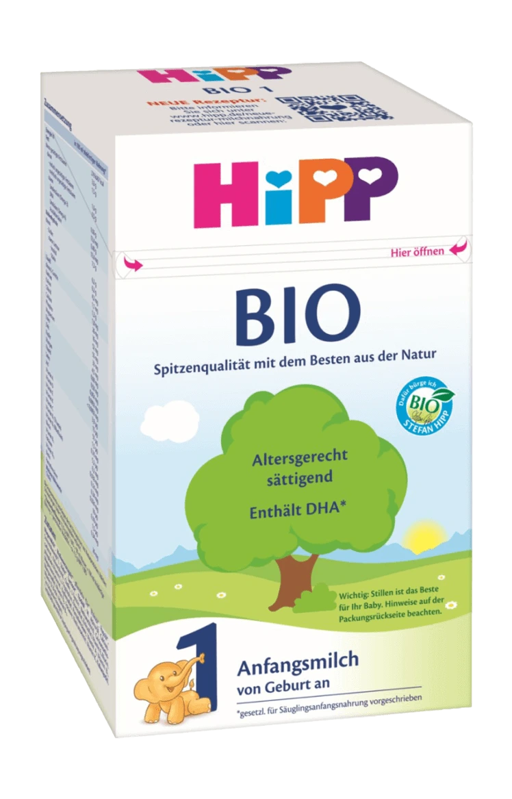 HiPP Bio 1 Anfangsmilch von Geburt an, 600 g (MHD: 16.06.24)