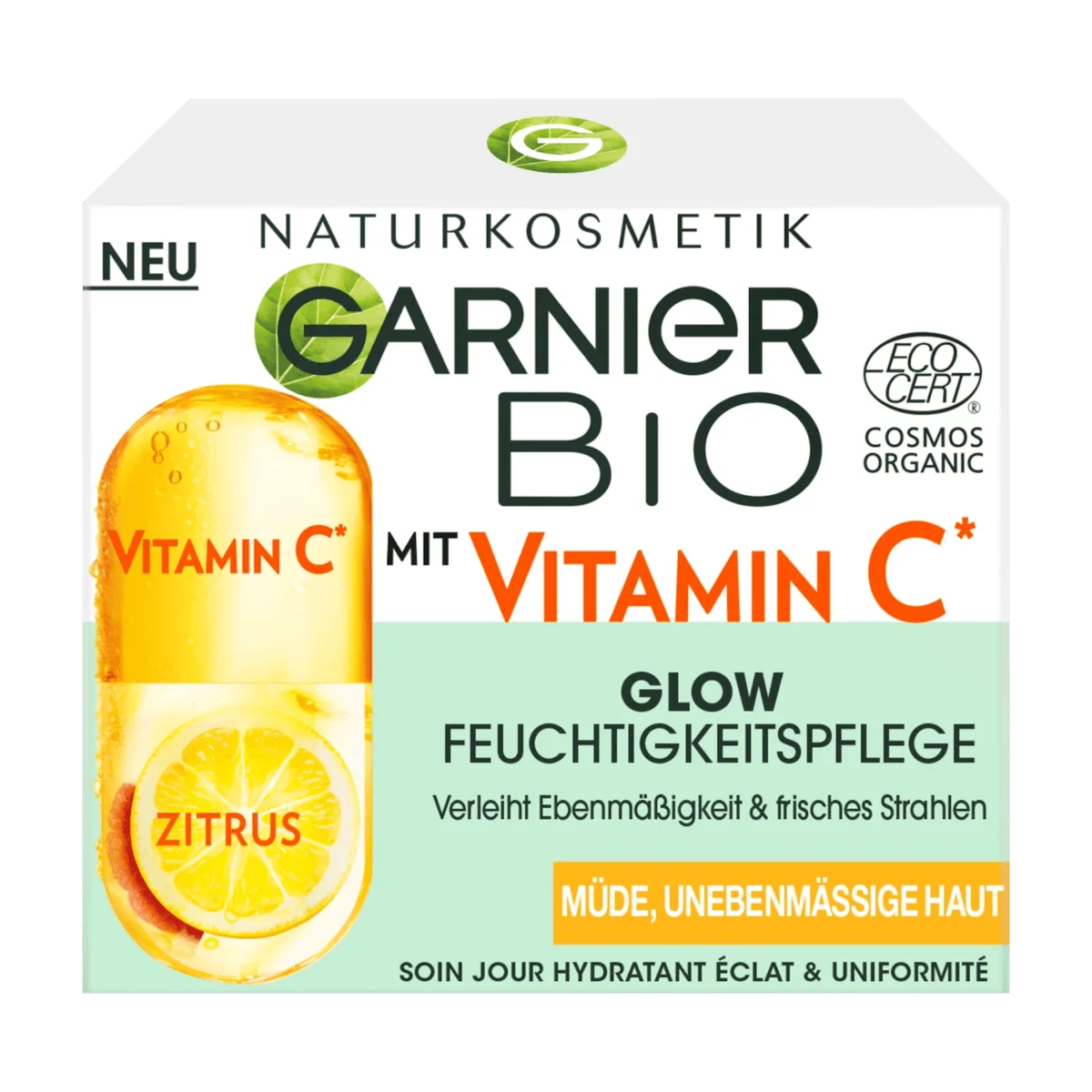 Garnier Bio Gesichtscreme Vitamin C Glow, 50 ml